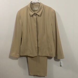 Norton McNaughton Business Pants Suit, lined, creased and pleated pants Sz 10/12